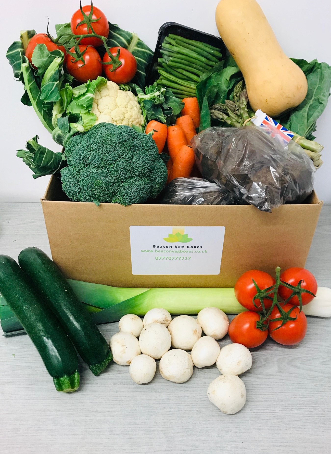 Large Veg Box Inc Free Local Delivery Beacon Veg Boxes